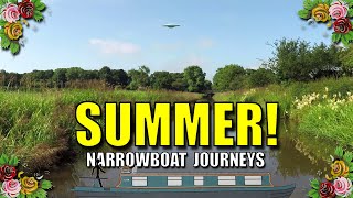 A summer morning cruise to Ackers Crossing - more narrowboat journeys on the Macclesfield canal.