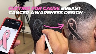 Cutting for a Cause | Breast Cancer Awareness Haircut Design