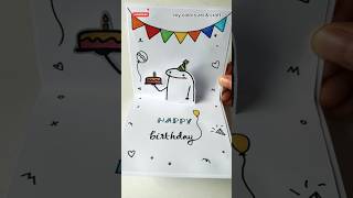 Cute Doodle Birthday Card #shorts #drawing