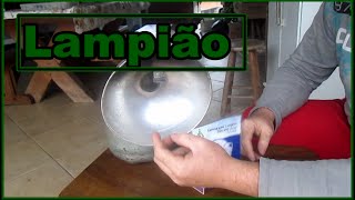 Como colocar camisa no lampião (Vlog Da Pesca)