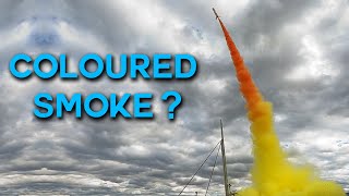 What happens if you put Holi powder in a water rocket.