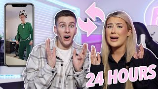 Swapping Lives With My BOYFRIEND For 24 HOURS! *BAD IDEA*