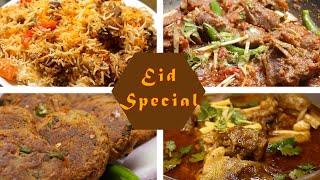 Bakra Eid special 4 recipes |Mutton Koyla Karahi Biryani | Mutton Paye | Shami Kabab | Mutton Karhai