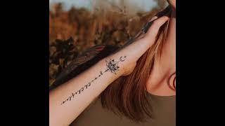 English longing for freedom lotus temporary tattoo #tattoo  #temporarytattooideas #tattoodesigns