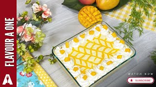 Easy Mango Dessert Recipe | No Bake  | Mango Cake | Mango Pudding