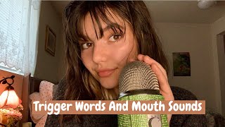 ASMR | Repeating Trigger Words and Lots Of Fast and Aggressive Mouth Sounds (Hand Movements & More!)