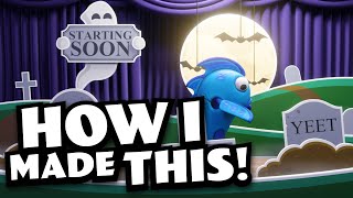 How I Made a Halloween Starting Soon Screen | StreamSchool