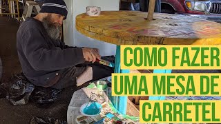 COMO Fazer Uma MESA De CARRETEL