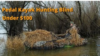 Pedal Kayak Hunting Blind