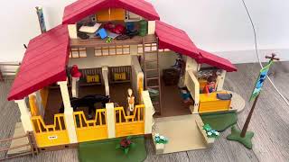 Animal horse play ranch playmobil! Set up and play animal farm for kids