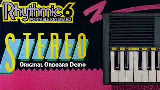 V-Tech Rhythmic 6 Square Wave Keyboard Original Onboard Demo from 1986