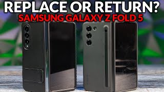 Upgrading or Returning Samsung Galaxy Z Fold 5 vs Galaxy Z Fold 4