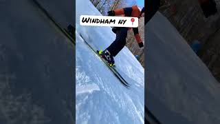 Skiing at Windham Mountain NY 🏔️ #youtubeshorts #shorts #skiing #snow #snowboarding #winter