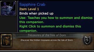 How To Loot The Magical Treasure Chest To Get The Sapphire Crab Pet!