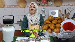 Tepung cucur ikan bilis readymade...memudah kerja