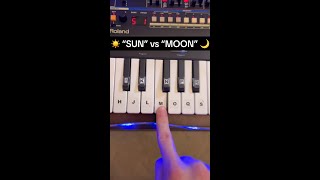 ☀️ “SUN” vs “MOON” 🌙 #shorts