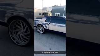 My #boxchevy #caprice Spinning 26s #Ashanti #rims