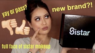 NEW BRAND ALERT!!! FULL FACE OF SISTAR MAKEUP | TANIAXO