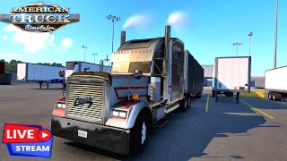 🔴 American Truck Simulator, Freightliner FLD 132 Classic XL 84, Сиэтл- Солт-Лейк-Сити #shorts