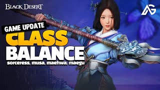 🪷 Maegu NERFED!! (again) + Musa, Maehwa, Sorceress BUFFS!! (Black Desert)