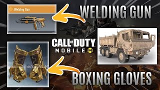 CUSTOM TANK AND VALENTINE'S UPDATE COD MOBILE | CALL OF DUTY MOBILE WELDING GUN AND TRUCK LEAKS