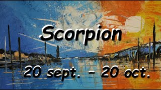 ♏️ SCORPION 🦂 - 20 septembre au 20 octobre