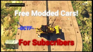 Live gta online gctf give free moded car #gtaonline #gta #gctf