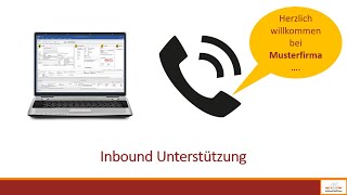 In der #CRM Software wissen, wie ich mich bei Anrufen am Telefon melde