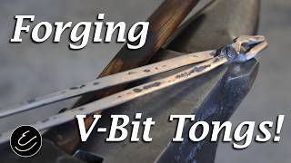 How I Forge V-Bit Tongs