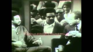 Malcolm X and H Rap Brown