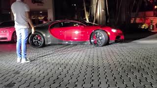 El Alfa Buggati Chiron leaving Salt Bae