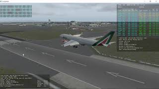 X-Plane 11.50 Vulkan - WT3 - World Traffic v3.2.0 RC4 - Air traffic in Roma (LIRF)...