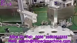 1661 O39 Split type automatic rotary single head glass bottle vacuum sealing machine