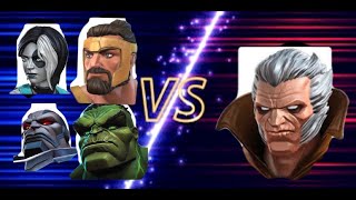 Mcoc Hercules Inmortal Hulk Apocalypse and Domino Vs Collector. Domino Kill Collector.