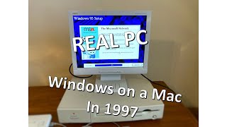 REAL PC: Installing Windows 95 on a Mac