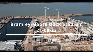 Bramley Moore Dock Stadium Update 21-08-2022 | DJI Mini 3 Pro | 4K Drone