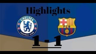 CHELSEA 1-1 BARCELONA ALL GOALS & HIGHLIGHTS | 20.02.2018