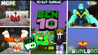 BEST BEN 10 DLC MOD FOR MINECRAFT PE | BEN 10 ADDON IN MINECRAFT PE | 2022!