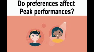 Tero Tip: Do preferences affect Peak performances?