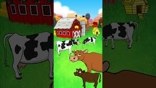 Country Christmas #Shorts ♫ Christmas Song On the Farm ♫ Kids Songs by The Learning Station