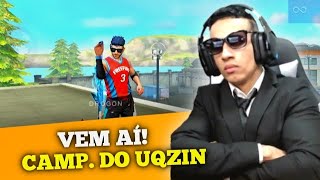 🔴FREE FIRE AO VIVO | CAMPEONATO DOS INSCRITOS - UQZIN | NARRAÇÃO DO HUDSON AMORIM??? | LIVE ON🔴