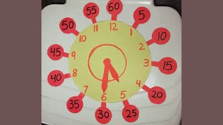 clock model for school project | learning clock for kids | clock craft | clock with cardboard