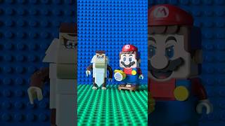 Lego Mario Vs Cranky Kong Vs Diddy Kong! #lego #mario #stopmotion #animation #legomario