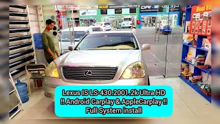 Lexus IS LS-430.2001.2k Ultra HD !! Android Carplay & AppleCarplay !! Full System install