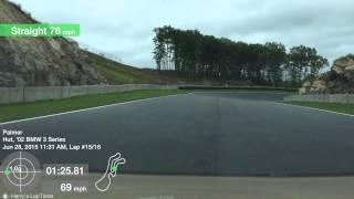 Palmer Motorsports Park, Boston BMWCCA June 2015, medium wet lap