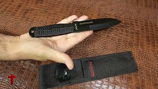 UNBOXING: Tactical Throwing Knife with Paracord Dagger Handle Grand Way 7821