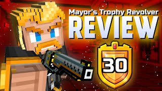 30 LVL Battle Pass! MAYOR'S TROPHY REVOLVER Review + 3CAT TEST PIXEL GUN 3D