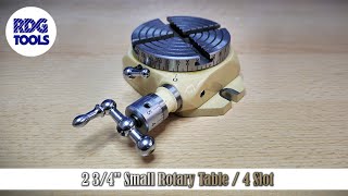 2 3/4" Small Rotary Table / 4 Slot by RDG Tools Ltd