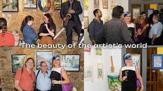 Моя персональная выставка "The beauty of the artist's world" | художник барселона картина интервью