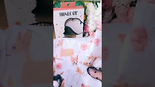 ✨ UNPACK A SHOWER CAP WITH ME ✨ #unpack #unboxing #shorts #shower #selfcare #relax #pampertime #new